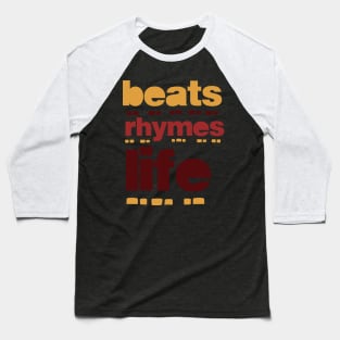 beats rhymes life 2023 03 Baseball T-Shirt